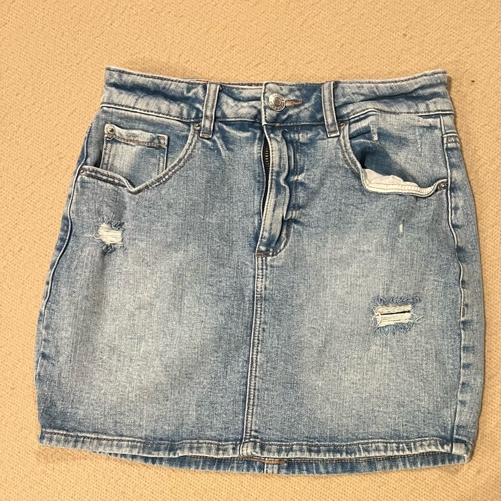 Garage Denim Skirt